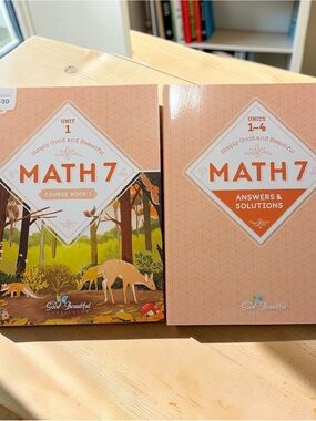 Good and Beautiful Math 7 Course Book & Answers - Brand New/Not Used